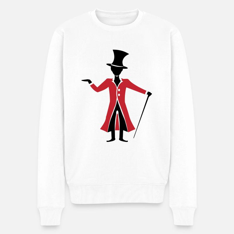 Magicien Sorcier - Pull Premium bio Homme - blanc