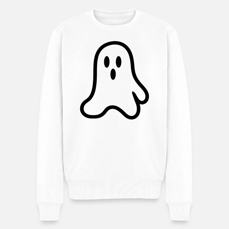 Geist - Männer Premium Bio Pullover - Weiß