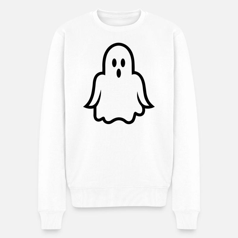 Geist - Männer Premium Bio Pullover - Weiß