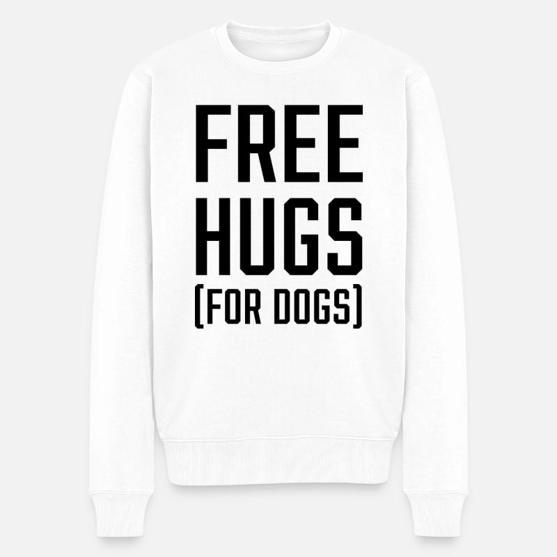 Hund Chien - Pull Premium bio Homme - blanc