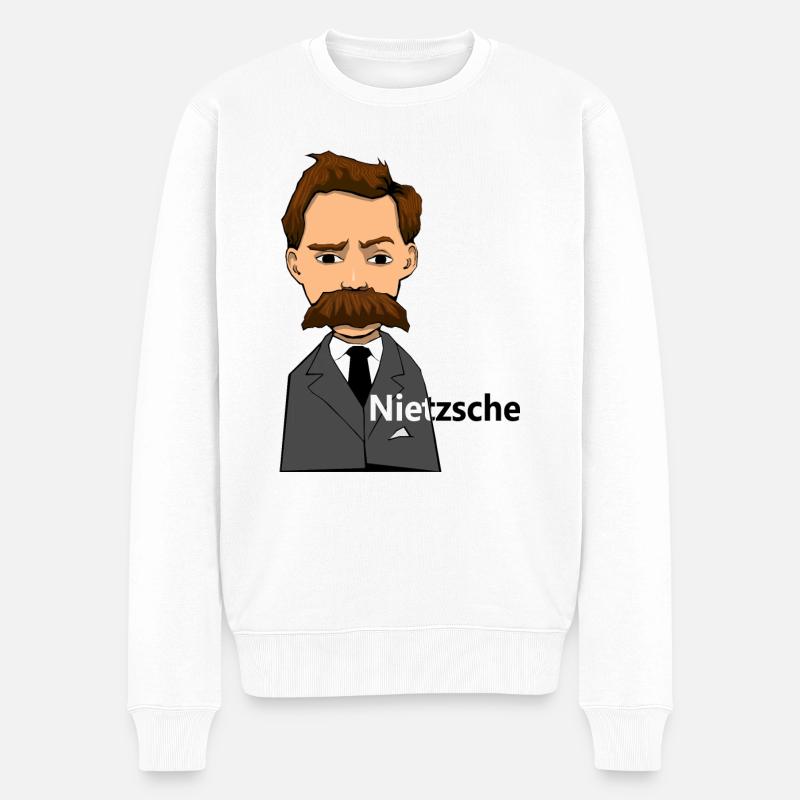 Nietzsche - Pull Premium bio Homme - blanc