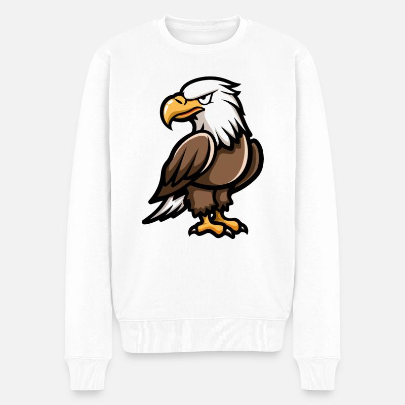 Bande dessinée Eagle - Pull Premium bio Homme - blanc