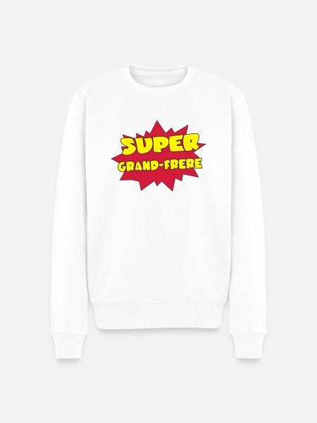 Super GRAND-FRERE - Pull Premium bio Homme - blanc