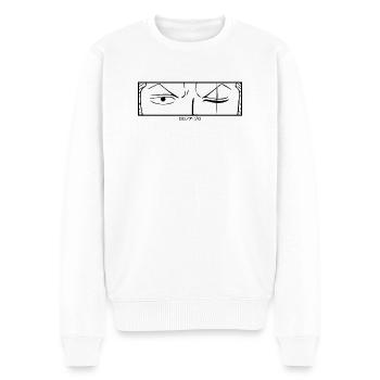 Mugiwara Roronoa Manga - Pull Premium bio Homme - blanc - Devant - Thijin (182cm)