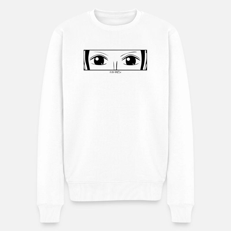 Mugiwara Nico Robin Manga - Pull Premium bio Homme - blanc