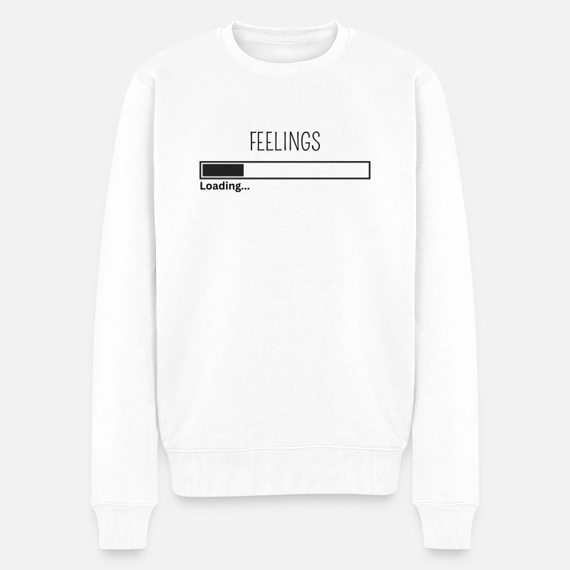 Sentiments - Pull Premium bio Homme - blanc