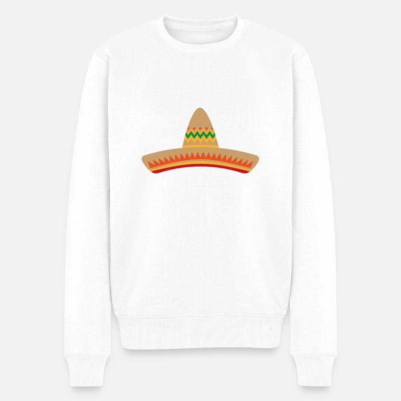 sombrero - Pull Premium bio Homme - blanc