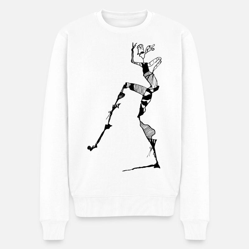 Étranger - Pull Premium bio Homme - blanc