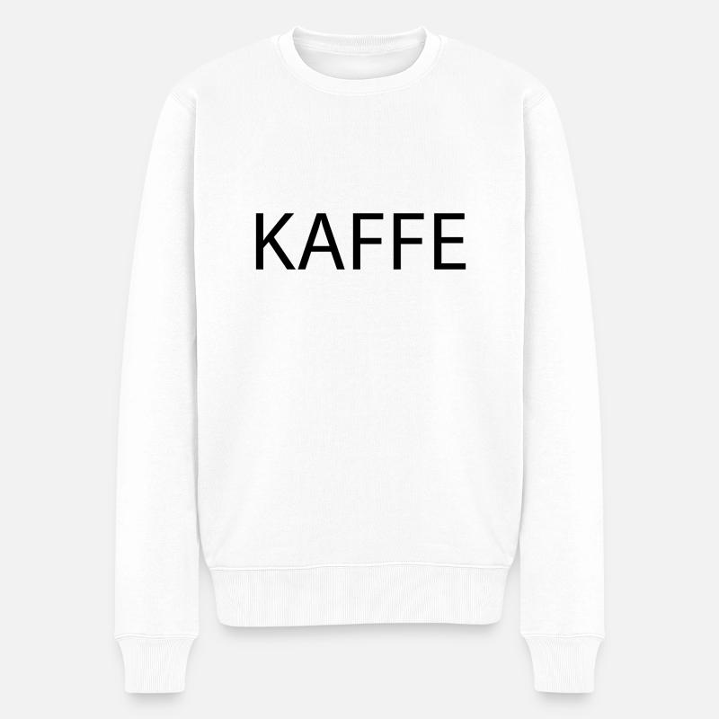 café - Pull Premium bio Homme - blanc