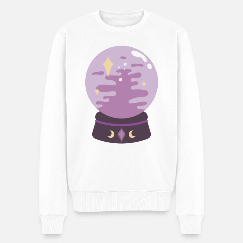 Boule de cristal - Pull Premium bio Homme - blanc