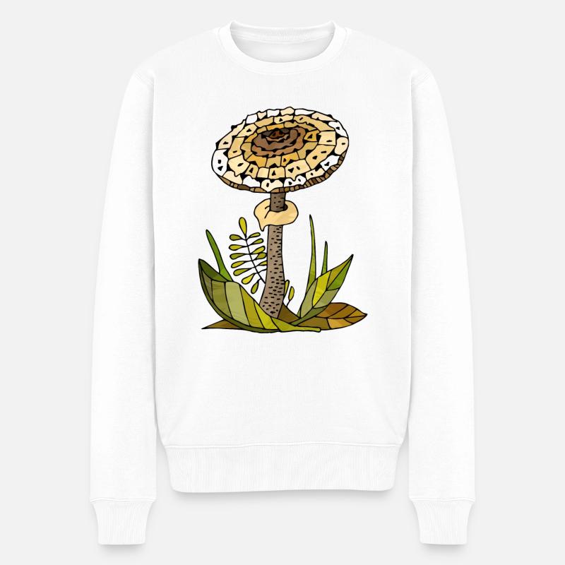 Champignon - Pull Premium bio Homme - blanc