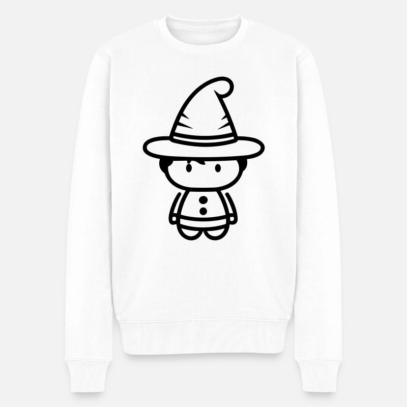 Petite sorcière - Pull Premium bio Homme - blanc