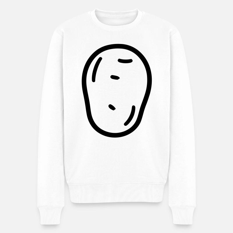 patate - Pull Premium bio Homme - blanc