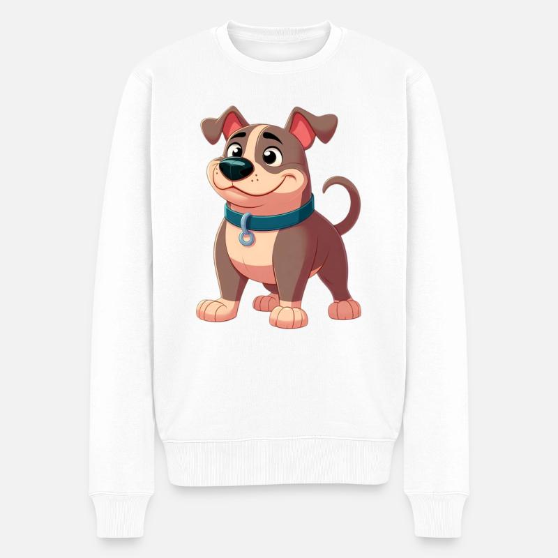 Pitbull 4 - Männer Premium Bio Pullover - Weiß