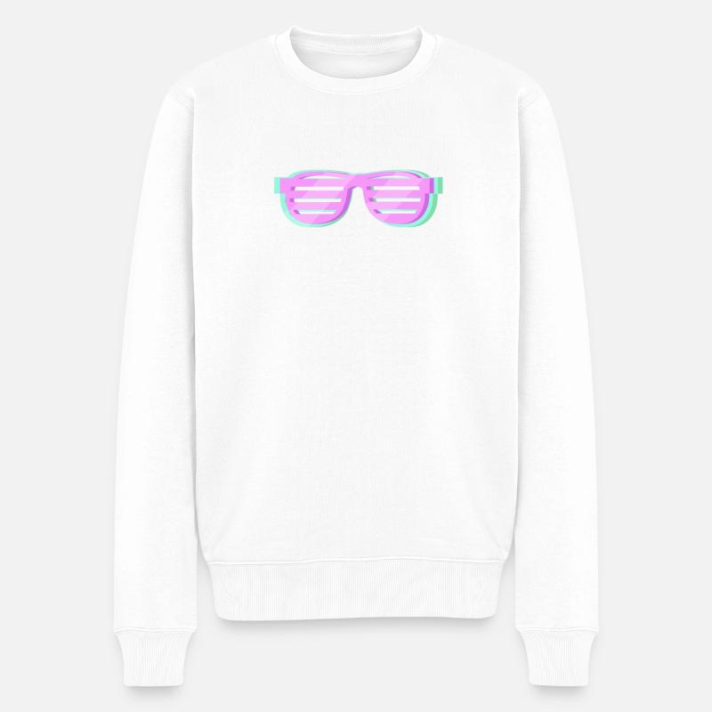 Années 80 - Pull Premium bio Homme - blanc