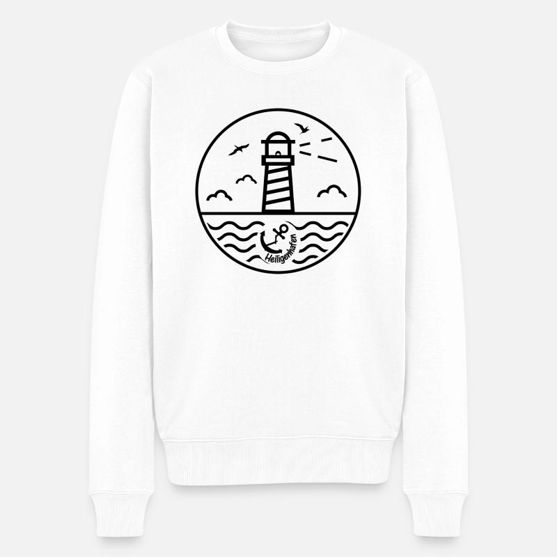 Phare -Heiligenhafen- - Pull Premium bio Homme - blanc