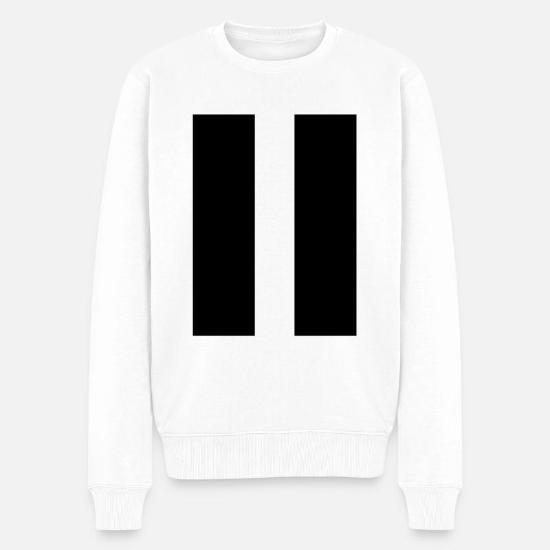 Pause - Pull Premium bio Homme - blanc