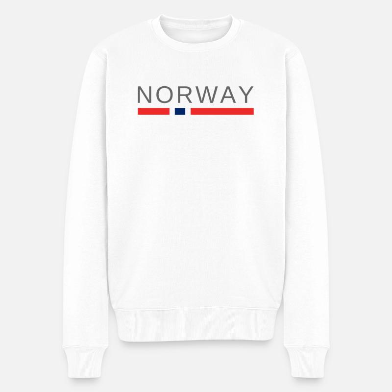 Norvège - Pull Premium bio Homme - blanc