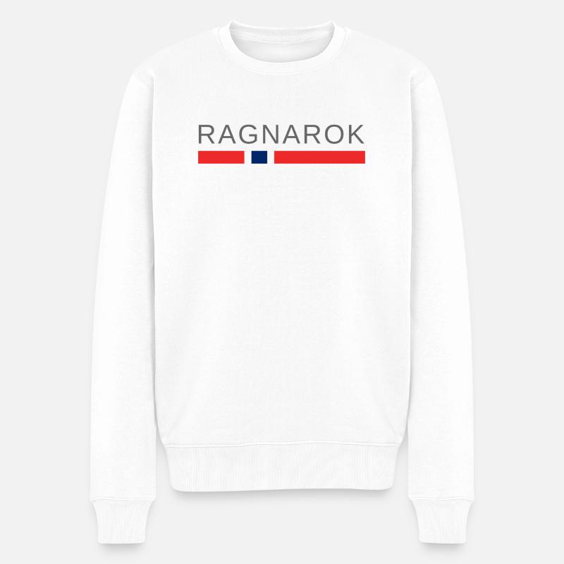 Ragnarok Norvège - Pull Premium bio Homme - blanc