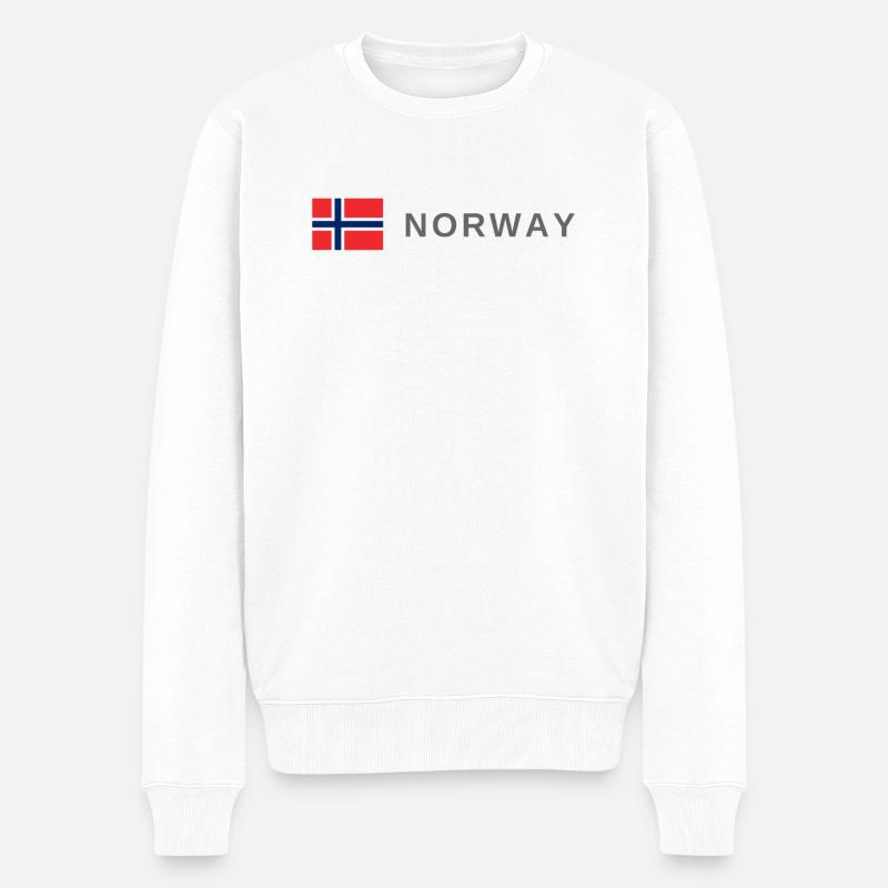 Norvège - Pull Premium bio Homme - blanc