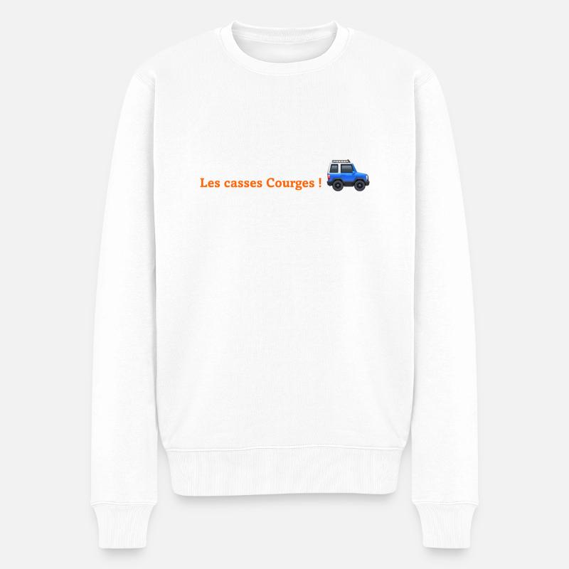 Les casses courges - Pull Premium bio Homme - blanc