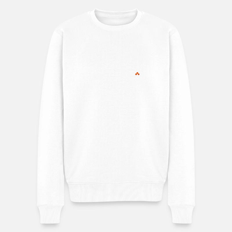 Schwarzwaldmädel - Männer Premium Bio Pullover - Weiß