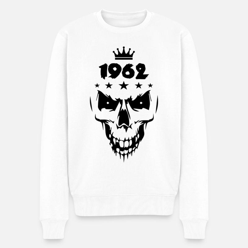 Crâne (1962) - Pull Premium bio Homme - blanc