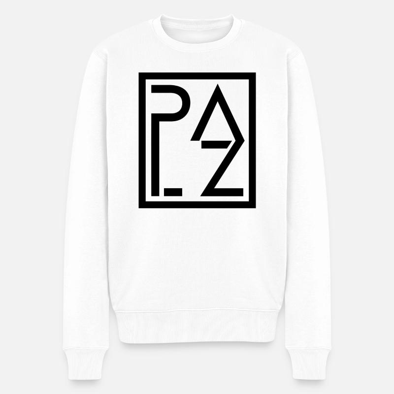 Palz Winegod - Männer Premium Bio Pullover - Weiß