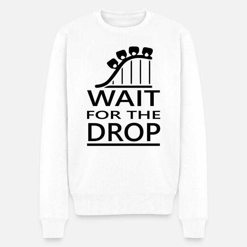 Rollercoaster Parc d’attractions - Pull Premium bio Homme - blanc