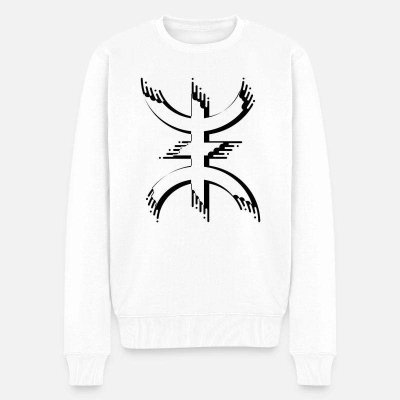 Z Imazighen - Pull Premium bio Homme - blanc