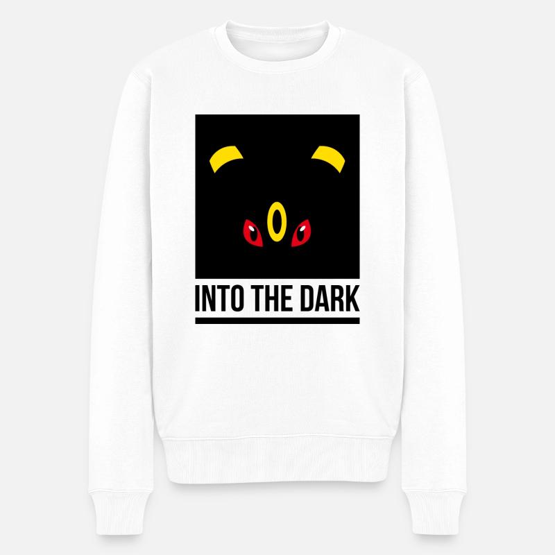 INTO THE DARK - Pull Premium bio Homme - blanc