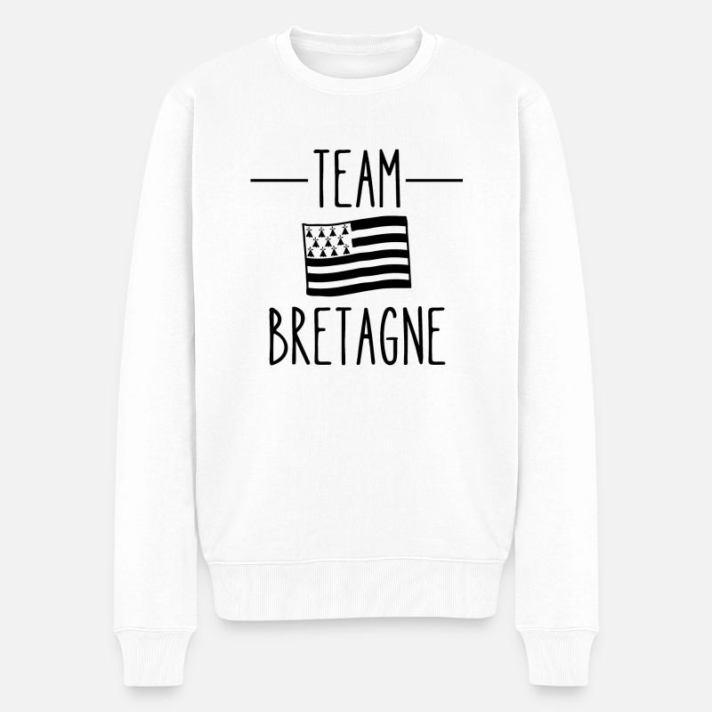 team bretagne - Pull Premium bio Homme - blanc
