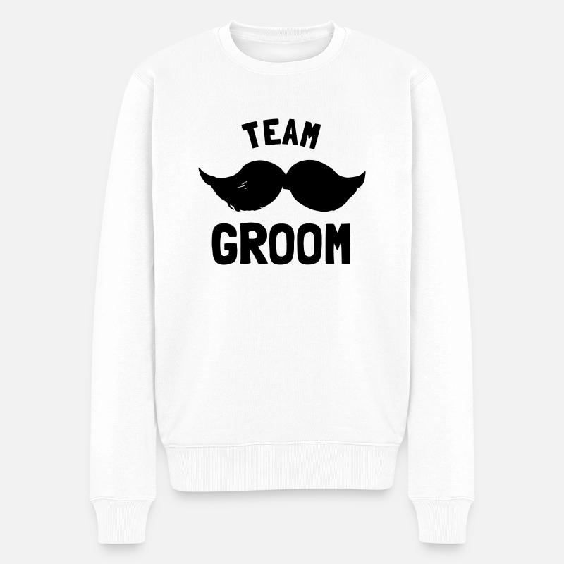 équipe Groom - Pull Premium bio Homme - blanc