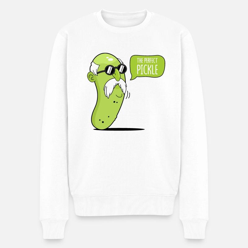 Le concombre parfait - Pull Premium bio Homme - blanc