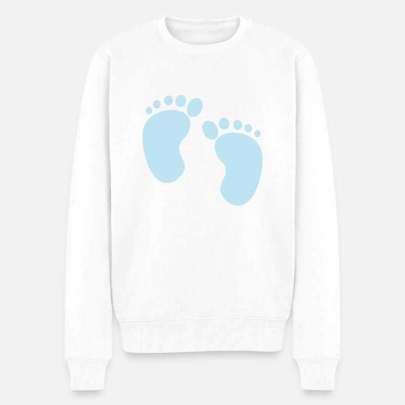 Empreintes - Pull Premium bio Homme - blanc