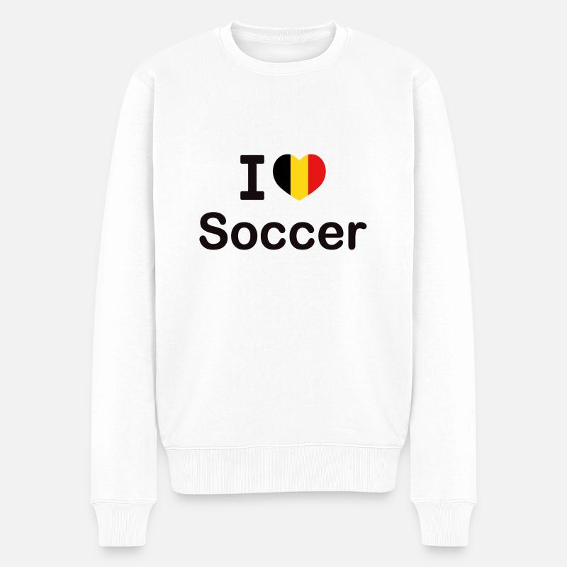 Ballsport - Männer Premium Bio Pullover - Weiß