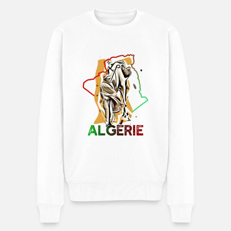 Algérie - Pull Premium bio Homme - blanc