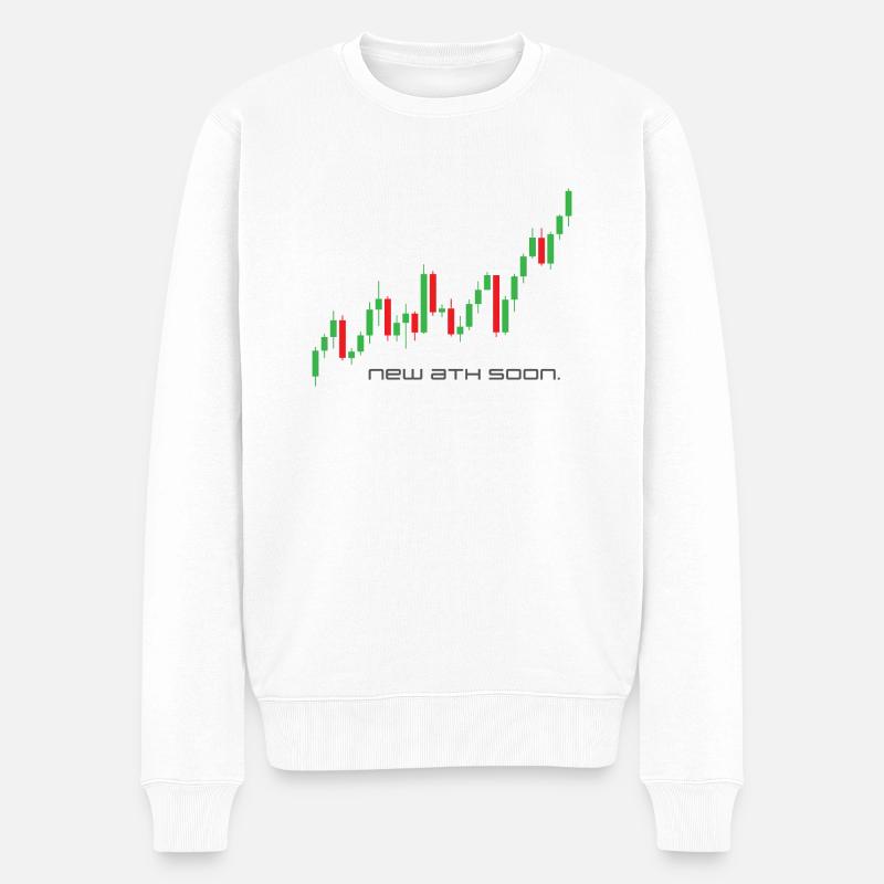 Neue ATH bald - Männer Premium Bio Pullover - Weiß