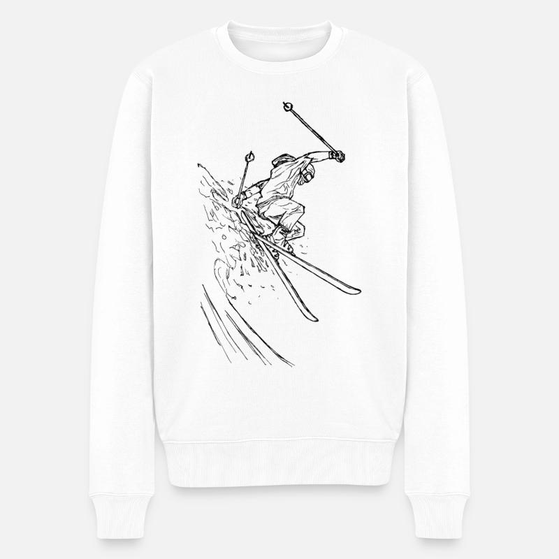 Ski - freeriders - Pull Premium bio Homme - blanc