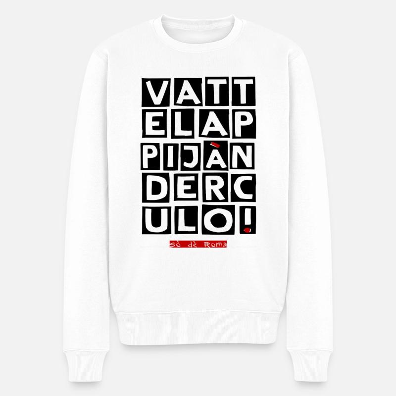 Vattelappijànderculo! - Maglione ecologico premium da uomo - bianco