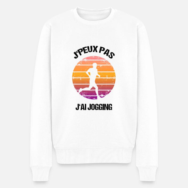 J'peux pas j'ai jogging - Pull Premium bio Homme - blanc