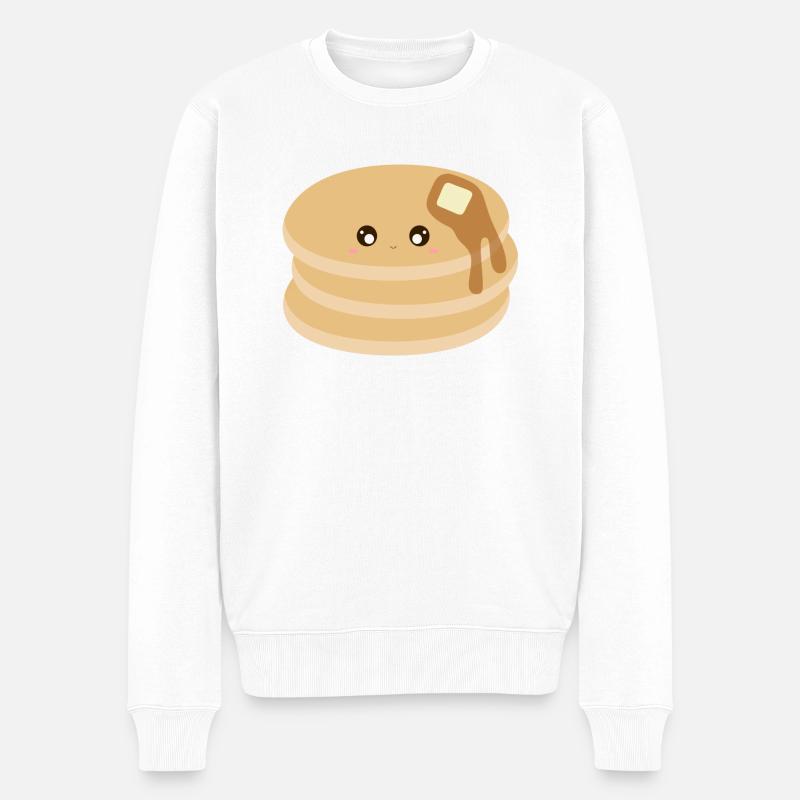 Crêpes Kawaii - Pull Premium bio Homme - blanc