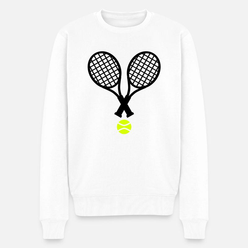 Tennis - Pull Premium bio Homme - blanc