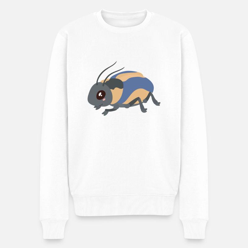 Insekt - Männer Premium Bio Pullover - Weiß