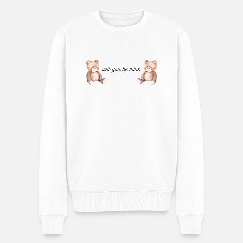 Serez-vous à moi - Pull Premium bio Homme - blanc