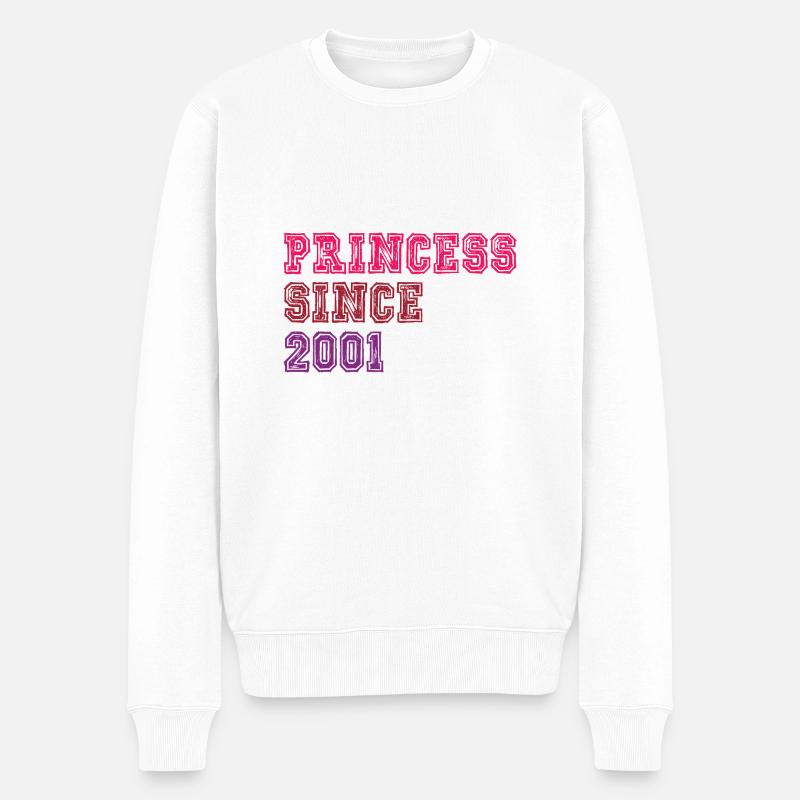 2001 Anniversaire Princesse - Pull Premium bio Homme - blanc