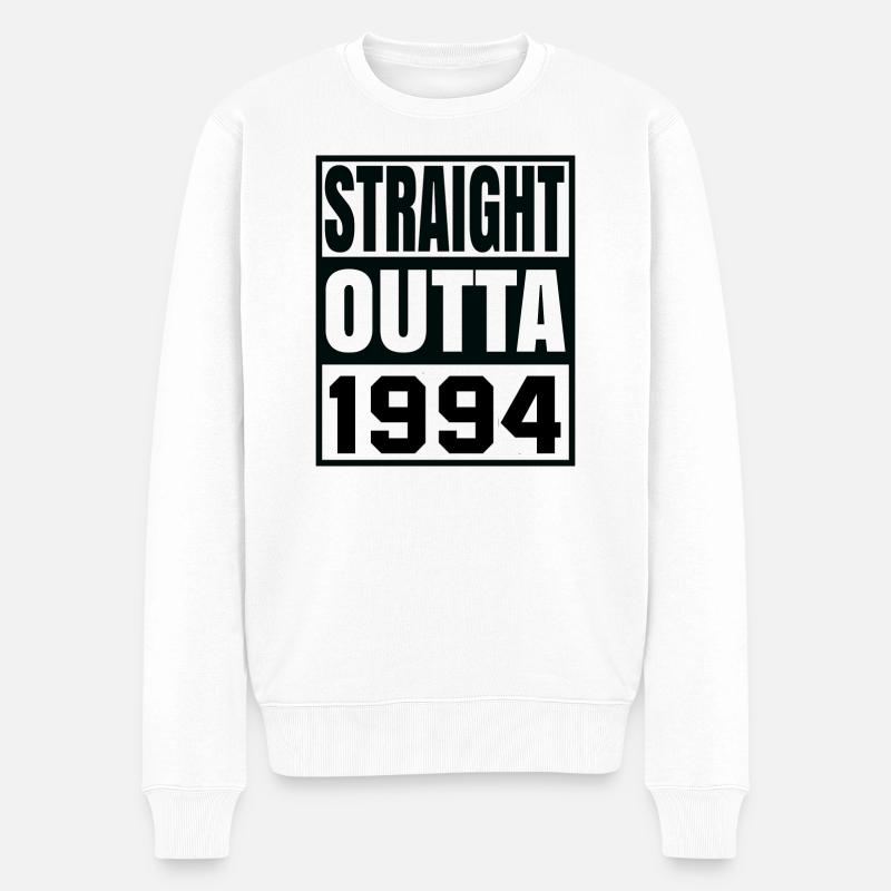 straight outta 1994 - Pull Premium bio Homme - blanc