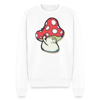 Tu vas le regretter! - Pull Premium bio Homme - blanc - Devant - Thijin (182cm)