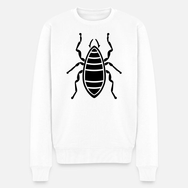 Insecte puce - Pull Premium bio Homme - blanc