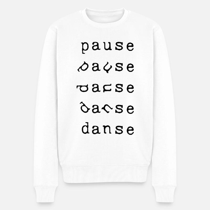 Danse - Pull Premium bio Homme - blanc